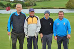 Hayton & Lamb with ex-player George Herd